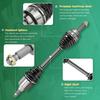 Carock CV Axle Front Pair Compatible With 2020 2021 2022 2023 2024 Toyota Highlander FWD, Left Right Driver Passenger Side CV Joint Shaft Assembly OE# NCV69226 NCV69228 view 4