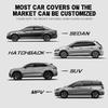 Car Covers for Compatible with Nissan Qashqai 2024,Multi-Season Car Cover-Rain Resistant+Sun Protection+Air Permeable + Anti-Dust,Soft Lining & Elastic Edging with Storage Bag view 3