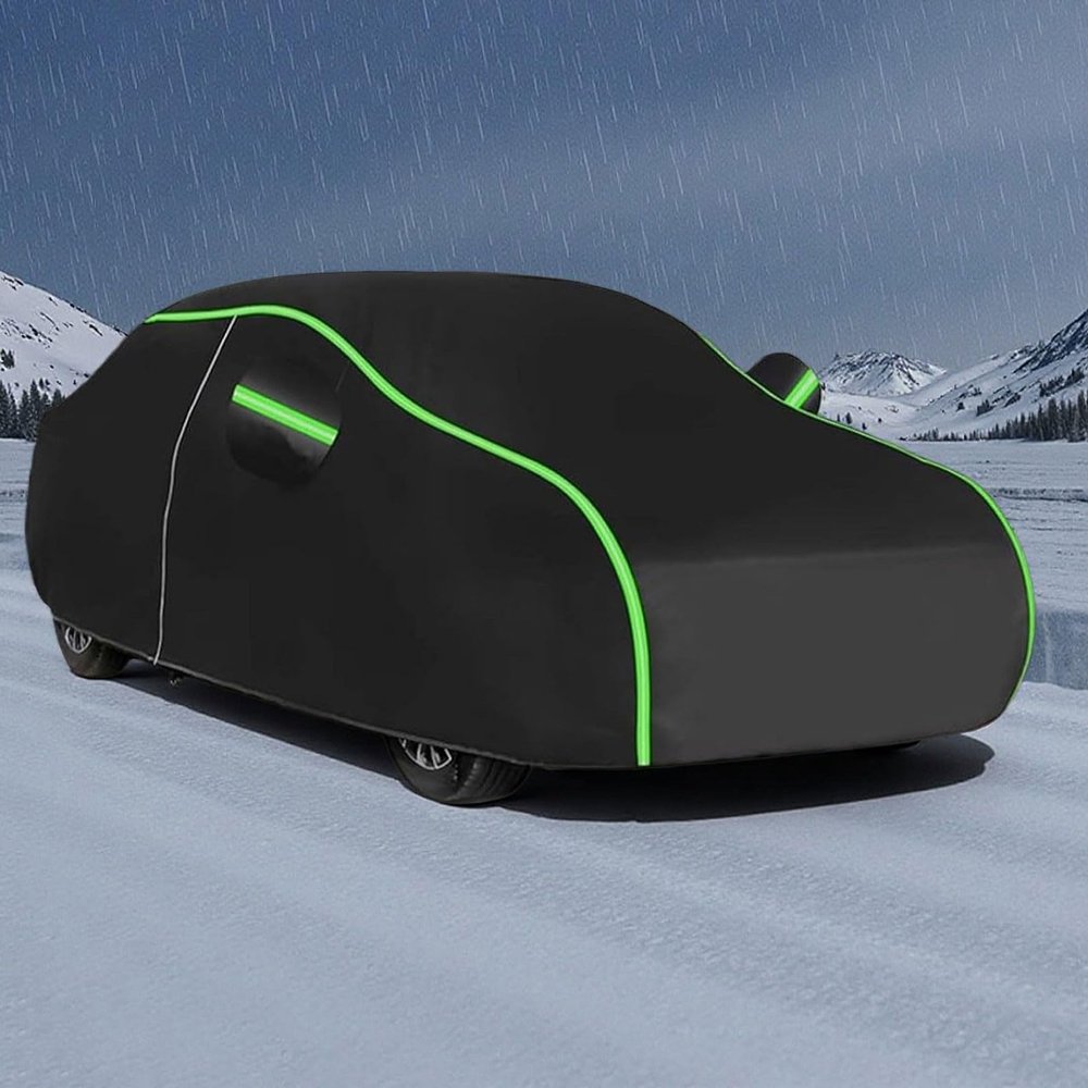 for Honda Crosstour(2012-2015) Car Cover Custom,Outdoor Indoor Exterior Car Covers, Black Rain Sun with Door Zipper