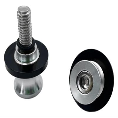 AHMMX 2pcs Motorcycle Swingarm Sliders Spools 6mm 8mm 10mm Swing Arm Stand Screw Compatible with Most Model .1126