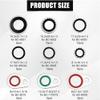 Automotive Rubber Gasket for Compressor Sealing, Essential for Air Conditioning, 9 for Sizes Available (60PCS) view 2