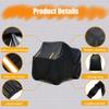 ATV Cover Waterproof for Yamaha Grizzly 90 Heavy Duty 4 Wheeler CoverQuad Covers Motorbike Covers Dustproof Breathable Anti UV with Carry Bag-KC91 view 3