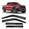 Rain Guards Fit for Ford F-150 SUPERCREW CAB 2015-2026 Black 4 PCS view 2