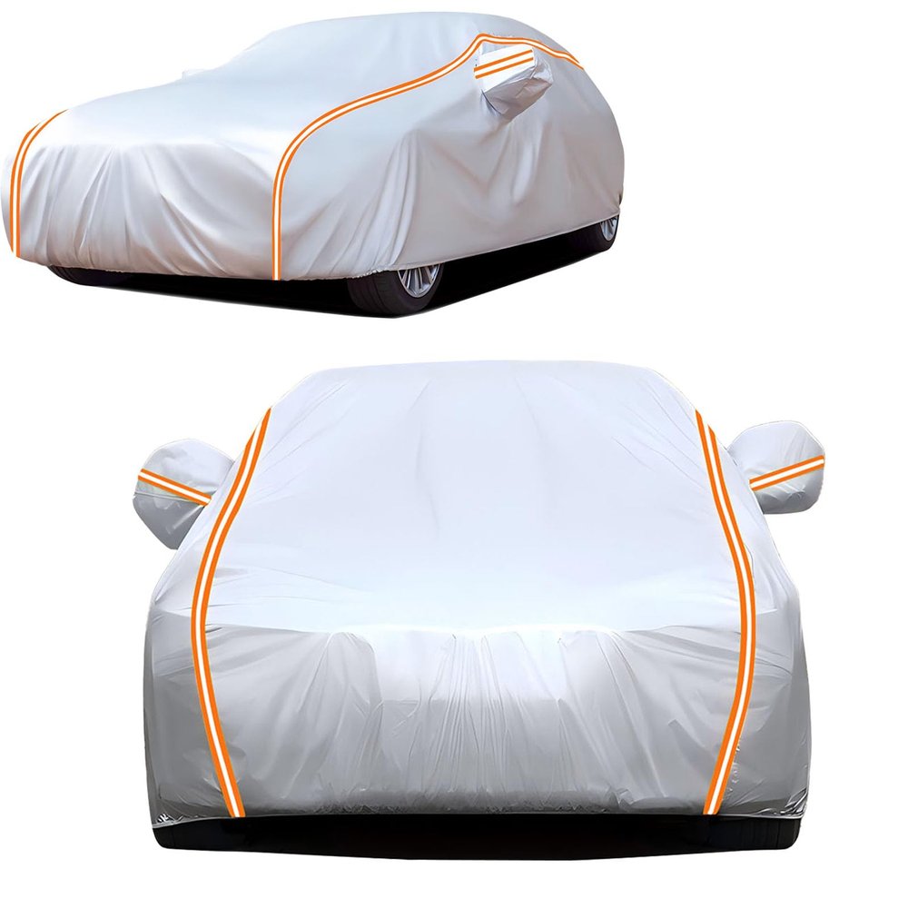 Out Door Full Car Covers for Honda NSX (2002-2005) (Coupe),Waterproof Car Cover,Sunproof,Snowproof,Waterproof and Dustproof All Seasons(with Zippered Door and Windbreak)