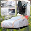 Out Door Full Car Covers for Honda NSX (2002-2005) (Coupe),Waterproof Car Cover,Sunproof,Snowproof,Waterproof and Dustproof All Seasons(with Zippered Door and Windbreak) view 4
