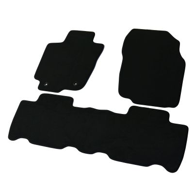 Car Floor Mats for Toyota RAV4 2013-2018 MK4 (XA40) 3 PC,Blue X2 Trim