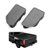 Erivis 2 PCS Bed Rail Stake Pocket Covers for 2014-2018 GMC Sierra 1500 and Chevrolet Silverado 1500/2500/2500HD/3500HD Accessories, Truck Rear Bed Rail Hole Plug Caps view 1