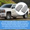 Erivis 2 PCS Bed Rail Stake Pocket Covers for 2014-2018 GMC Sierra 1500 and Chevrolet Silverado 1500/2500/2500HD/3500HD Accessories, Truck Rear Bed Rail Hole Plug Caps view 2