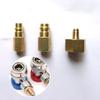 KoiLykke Adapter Set for R134a Conversion, 3-Piece Brass Fitting Kit with 1 4" SAE Thread, W21.8 to 1 4" SAE for LP HP AC Connections, 3 pcs view 1
