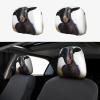 FodPand Cute Black Goat Animal Car Headrest Cover 2 PCS Soft Elastic Detachable Auto Head Rest Protector, Reusable Flexible Car Seat Headrest Covers, Universal for Most Cars Trucks view 1