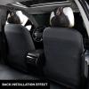 FodPand Cute Black Goat Animal Car Headrest Cover 2 PCS Soft Elastic Detachable Auto Head Rest Protector, Reusable Flexible Car Seat Headrest Covers, Universal for Most Cars Trucks view 3