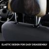FodPand Cute Black Goat Animal Car Headrest Cover 2 PCS Soft Elastic Detachable Auto Head Rest Protector, Reusable Flexible Car Seat Headrest Covers, Universal for Most Cars Trucks view 4