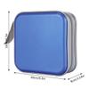 QCdeSoulBLV 40 Capacity CD Holder Case Wallet DVD Binder Organizer Storage Bag Album Hard Plastic Portable Blue view 2