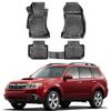 Floor Mats fits Subaru Forester 2007-2012 | Custom Fit Floor Liner for Cars | Premium Quality Car Mats Black | Odorless All Weather Waterproof Durable 4.5D Liner view 1