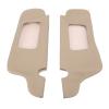 Aramox 2Pcs Sun Visor Protector Cover, PU Leather Scratch Against Sun Visor Replacement Cover for 1994 to 2004 (Beige) view 3