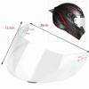 ZJchao Helmet Visor Lens Full Face Protection Anti Fog Anti Scratch Durable PC Material for AGV K1 K3 SV K5 (Transparent) view 4