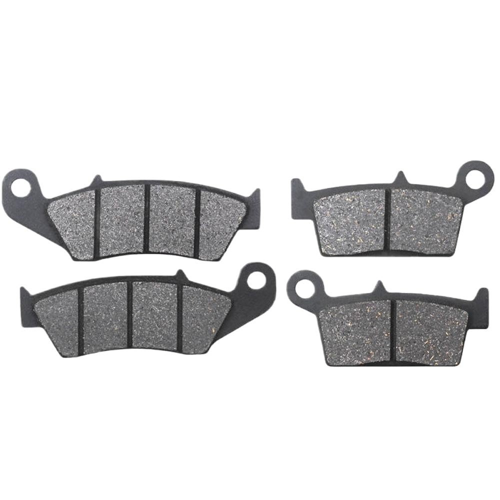 Front And Rear Brake Pads Compatible With CR250 CR250R CR500 CR125 CR 125R 250R 500 XR250 XR400 XR 250 400 XR600R XR650L CRF 230 CRF230(Front and Rear)
