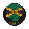 Jamaica Flag Roses Car Tire Dust Cover for Your SUV, Jeep, Rv, Trailer, Truck view 2