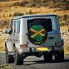 Jamaica Flag Roses Car Tire Dust Cover for Your SUV, Jeep, Rv, Trailer, Truck view 3