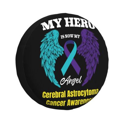 Cerebral Astrocytoma Cancer Awareness Car Tire Dust Cover for Your SUV, Jeep, Rv, Trailer, Truck