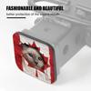 2 Inch Rubber Trailer Hitch Cover, Cute Ragdoll Peeks Out from Behind The Hole in A Canadian Flag Trailer Hitch Cover Tube Plug Insert, Car Exterior Accessories, Receiver Tube Hitch Plug view 3