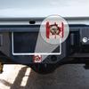 2 Inch Rubber Trailer Hitch Cover, Cute Ragdoll Peeks Out from Behind The Hole in A Canadian Flag Trailer Hitch Cover Tube Plug Insert, Car Exterior Accessories, Receiver Tube Hitch Plug view 4