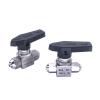 1pcs Qucik Twist 6 8 10 12mm OD PU Tube Air Hose Straight Ball Valve 316 304 Stainless Stel Water Gas Fuel Oil Panel Install(SS304,12x8mm) view 4