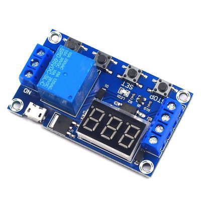 Multifunctional &Efficient 1Channel DC6-30V Timer Relayed Module with Long Service Life LED Display for Various Use Adjustable Timer