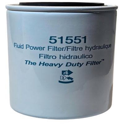Compass-Yang 51551 51551MP BT839 Heavy Duty Hydraulic Filter Compatible with Bobcat Ford Toro Vermeer John Deere New Holland Replaces 1A9023 8057000 BT839-10 107249 7700040 201026 702483998 (1pc)