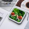 FodPand Wildlife Animal Snail CD Case 40 Capacity CD Holder Organizer Portable Zipper DVD Collection Storage Bag Compact Cases Storage Binder Plastic Holder Disc Car Home Travel view 4