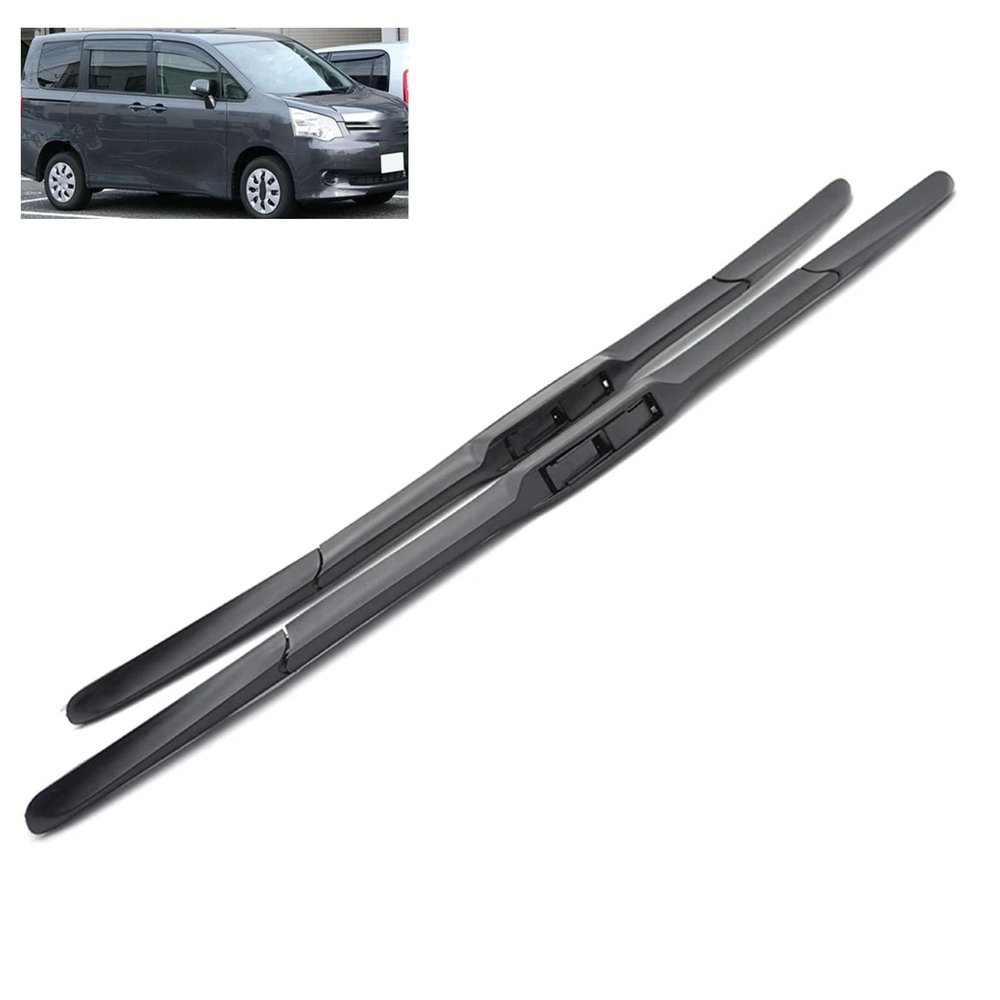 Windshield Wiper Blades for Toyota Noah Voxy ZRR70 VAN 2007-2013 26"+16", Rubber Front Window Wipers Blades Set Car Accessories