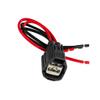 VI5GKE 4Pins Radiator Cooling Fan Connector Plug Socket Cable Wire Pigtail 19153180 Compatible for Dodge Challenger Ford Lincoln Jeep view 3