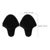 GALPADA 3 Sets Motorcycle Helmet Ear Pads: Helmet Ear Protection/Covers/Warmer Windproof for Cycling and Riding - Half Earmuffs to Reduce Wind Noise Black view 2