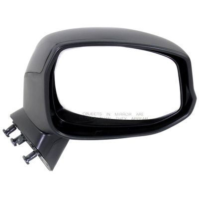 Passenger Side Mirror Manual Adjust Manual Folding Non-Heated Textured Black for 2012 Honda Civic DX OE Fits 76208TR0A11-PFM