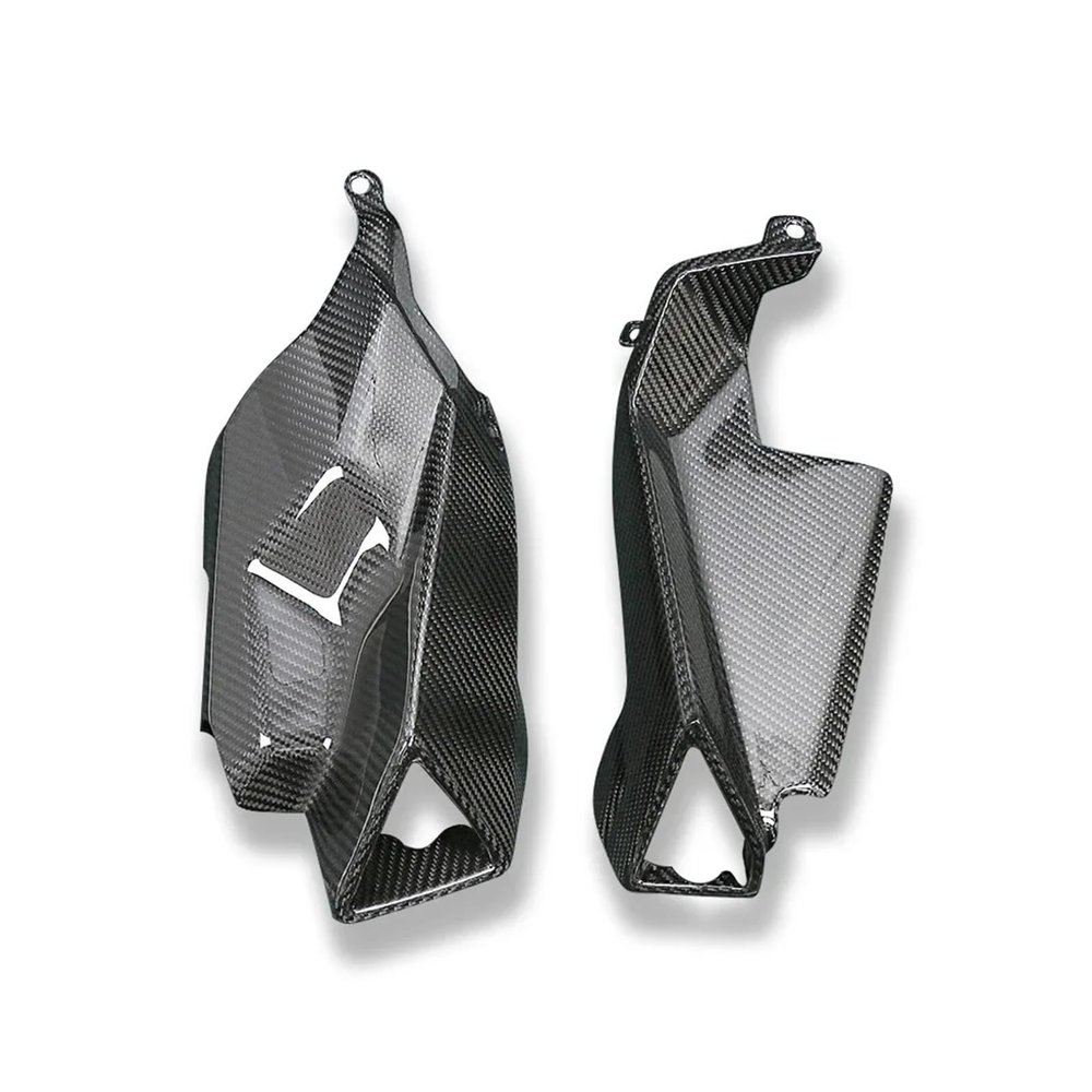 Compatible with Aprilia RS-660 RS 660 2020-2023 100% carbon Fibre Exhaust Pipe Muffler Heat Shield, Decorative Cover, Fairing, Motorcycle Kit(Carbon fibre)