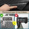 MZGTYW Diamond-Plate Rubber Flooring Rolls, 3x4FT Garage Floor Mat, for Garage Floor, RV Trailer Flooring, Water/Stain Resistant Parking Mat .Black view 4