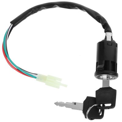 FOYTOKI Ignition Switch with Key for Atvs Mini Bikes and Scooters Replacement Lock Compatible with Off-Road Vehicles Easy Installation Motorcycle Ignition Switch Key