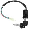 FOYTOKI Ignition Switch with Key for Atvs Mini Bikes and Scooters Replacement Lock Compatible with Off-Road Vehicles Easy Installation Motorcycle Ignition Switch Key view 1