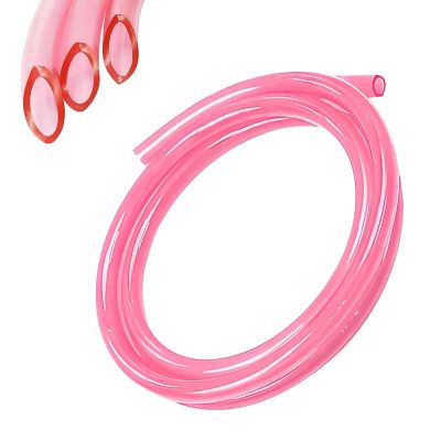 Titgoes Fuel Vent Line Hose, 0.20" ID Fuel Line Hose, Oil-resistant Heat-resistant Petrol Gas Oil Tube Pipe, Universal for Most Vehicles (Pink)
