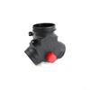 AugustknowU Diesel Parking Heater Duct Connector, 3 Way Air Duct Splitter Connector, Adjustable Airflow Valve, 90mm to 75mm Duct Splitter for Webasto view 1