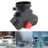 AugustknowU Diesel Parking Heater Duct Connector, 3 Way Air Duct Splitter Connector, Adjustable Airflow Valve, 90mm to 75mm Duct Splitter for Webasto view 2