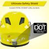 DOT Approved Kids Youth Full Face Motorcycle Helmet, Lightweight, Yellow, L view 3