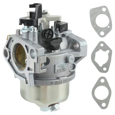 Cirecsiy Carburetor with Gaskets Compatible with Briggs & Stratton 25T3 25T 813280 Engines, Easy Cold Start, Stable idle, Quick Install for Lawn Mowing and Yard Care, for homeowners and DIYers