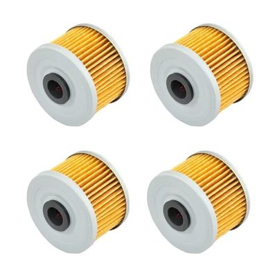 Motorcycle Oil Filter Compatible with CBX400 CX650 GL650/83-86 CM400/79-83 CX400/82-84 CB450/86-92 CM450 CMX450 CX 500 GL500 CBX550 spare parts(4 pcs)