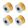 Motorcycle Oil Filter Compatible with CBX400 CX650 GL650/83-86 CM400/79-83 CX400/82-84 CB450/86-92 CM450 CMX450 CX 500 GL500 CBX550 spare parts(4 pcs) view 1
