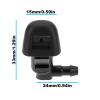 Micro Traders 2pcs Front Windshield Washer Nozzle 76810-TK8-A01 Compatible with Honda Odyssey 2011-2017 view 4
