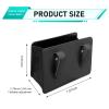 Zigeiya Car Trash Can, Multi-function Foldable Hanging Storage Bag with Back Clip, Open-top Waterproof Garbage Bag Container, Back Seat Organization Accessory for Car SUV Truck (Black) view 2