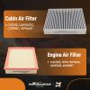 maXpeedingrods Engine Air Filter and Cabin Air Filter Kit for Nissan Pathfinder 3.5L 2022 2023 2024 2025 2026, for INFINITI QX60 3.5L 2022-2026. Replaces CA12931 CF12312 view 3