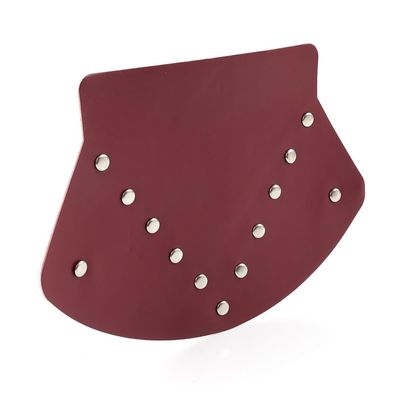 Cnoula11 Rear Mud Flap Wheel Splash Mudguard Cover PU Leather Wine Red Motorcycle For Harley For Sportster XL 883 For Softail CVO Limited for Touring Road Glide Universal