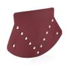 Cnoula11 Rear Mud Flap Wheel Splash Mudguard Cover PU Leather Wine Red Motorcycle For Harley For Sportster XL 883 For Softail CVO Limited for Touring Road Glide Universal view 1